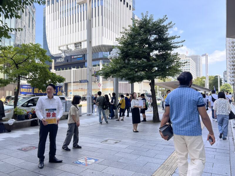 Image for the Tweet beginning: 栄・メルサ前で
令和8年熊本地震における支援募金活動を実施しております。 