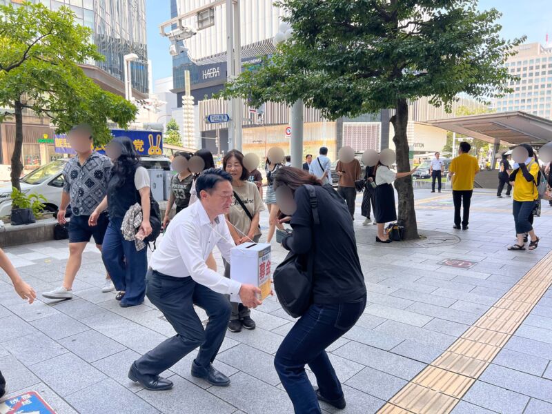 Image for the Tweet beginning: 「愛知県こくみんミーティング」開催前に、栄・メルサ前をお借りして、令和8年熊本地震における支援募金活動を実施しました。

足を止めてくださり、ご協力いただいた皆様、本当にありがとうございました。

皆様からお預かりした義援金は、責任を持って熊本県へお届けいたします。 